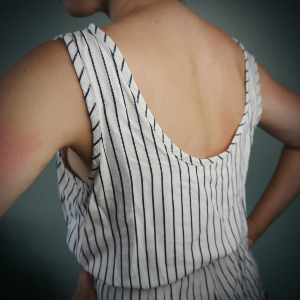 GAP Black and Cream Striped Jumper | Size S - Picture 4 of 7